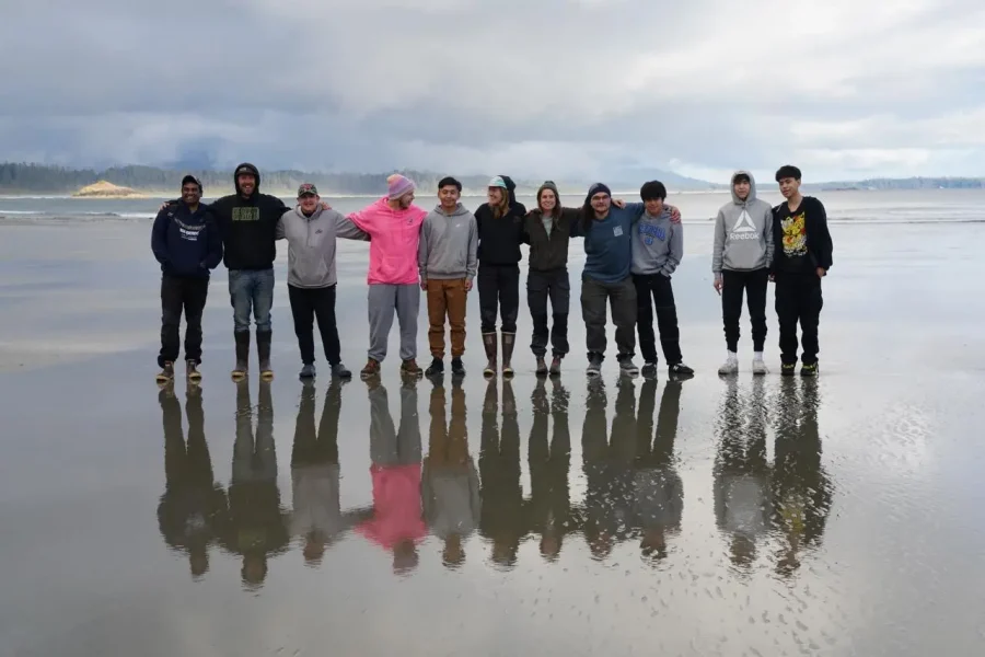 Nuu-chah-nulth youth leaders & mentorship team (Tla-o-qui-aht Territory)
